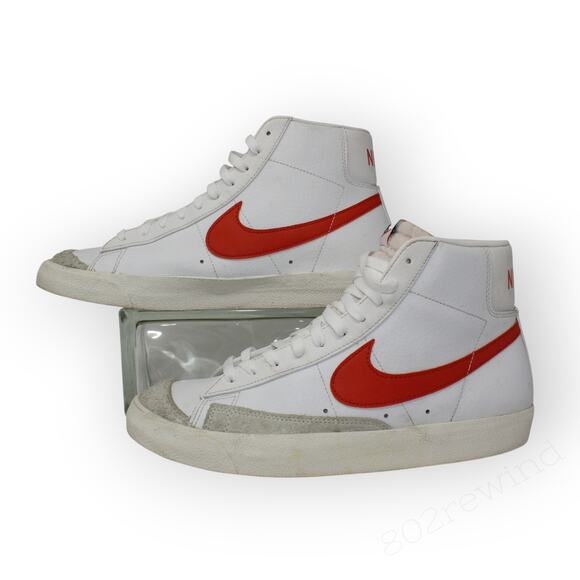 Men10.5 NIKE Blazer Mid '77 Vintage 'White Mantra Orange' EUR44.5 BQ6806-110 - Picture 4 of 15